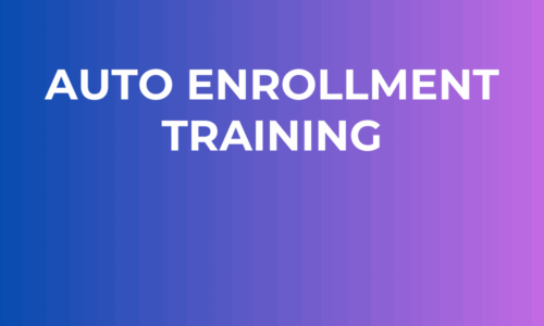 Auto Enrolment Training